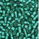 Toho seed beads 8/0 round Silver-Lined Dk Peridot - TR-08-24B
